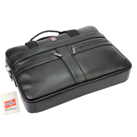 NORDEE teczka skóra naturalna - mężczyzna