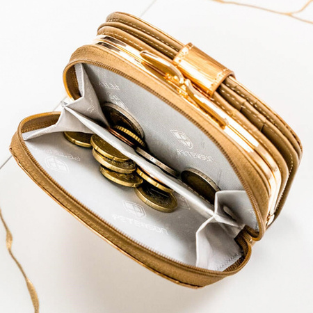 Portfel damski skórzany skóra naturalna  Peterson