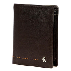 Portfel męski skórzany skóra naturalna Rovicky