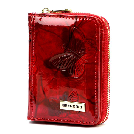 Portfel damski skórzany skóra naturalna Gregorio