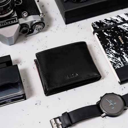 Portfel męski skórzany skóra naturalna  Peterson