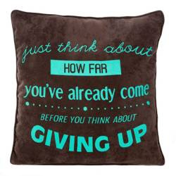 Poszewka dekoracyjna brązowa 45X45