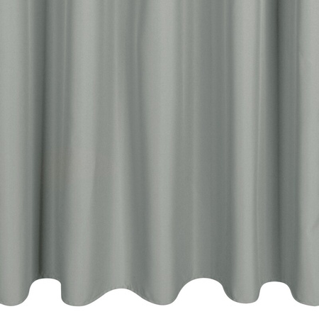 ZASŁONA GOTOWA GARDEN NA SZELKACH 155 X 240 CM SREBRNY