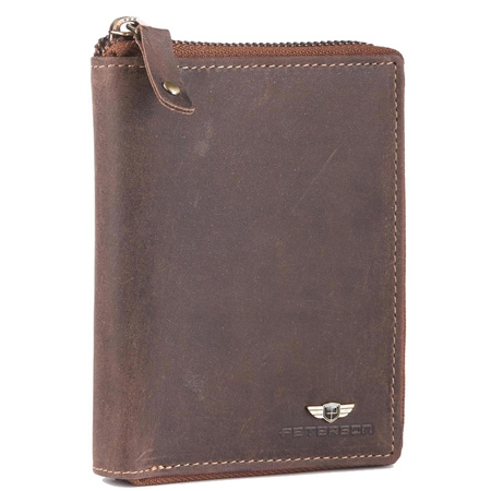 Portfel męski skórzany skóra naturalna  Peterson 