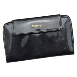 Portfel damski skórzany skóra naturalna Rovicky