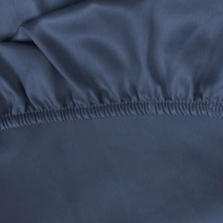 PRZEŚCIERADŁO Z GUMKĄ JERSEY D91 240 X 220 X 30 CM GRANATOWY