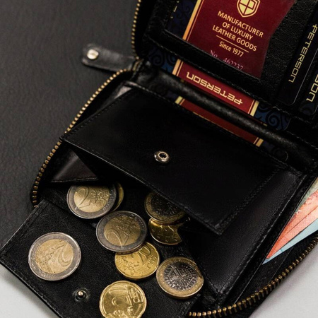 Portfel męski skórzany skóra naturalna  Peterson 