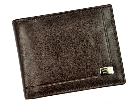 Portfel męski skórzany skóra naturalna Rovicky 