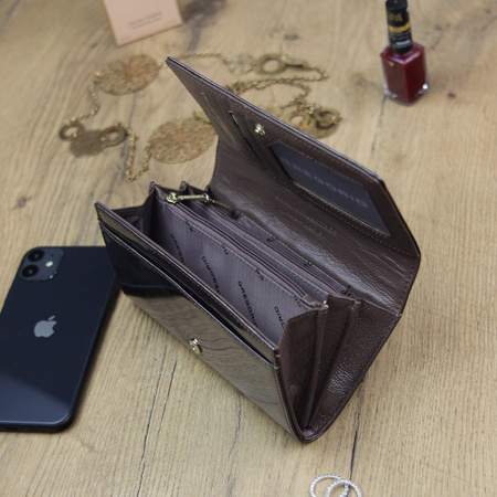 Portfel damski skórzany skóra naturalna Gregorio 