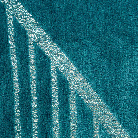 KOC GINKO3 150 X 200 CM TURKUSOWY