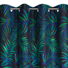 ZASŁONA GOTOWA D91 PALMS 01 140 X 250 CM CZARNY