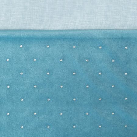 ZASŁONA GOTOWA JOLIE1 140 X 250 CM TURKUSOWY