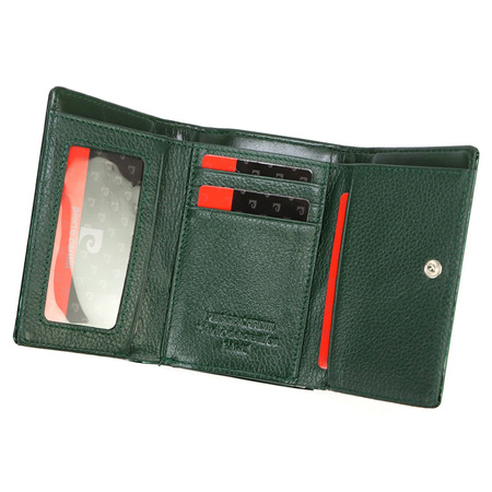 Portfel damski skóra naturalna + skóra ekologiczna Pierre Cardin 