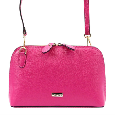 MiaMore torebka listonoszka skóra naturalna szary