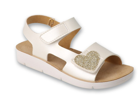 Befado - Obuwie dziecięce sandałki dla dziewczynki 