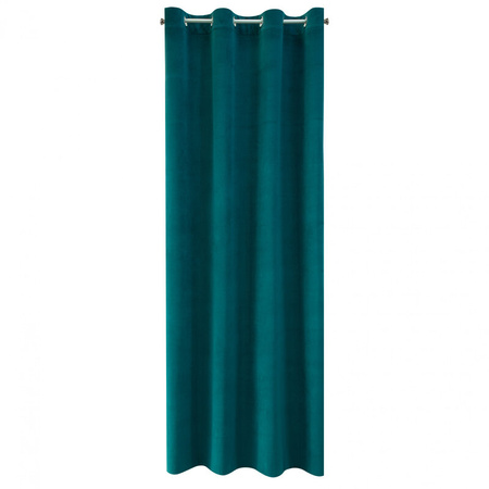 ZASŁONA GOTOWA MILO 140 X 250 CM CIEMNOTURKUSOWY