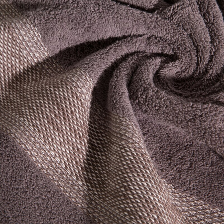 KOMPLET RĘCZNIKÓW 2 37 X 25 X 6 CM BRĄZOWY