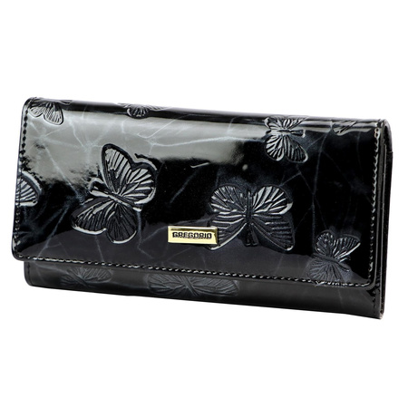 Portfel damski skórzany skóra naturalna Gregorio 