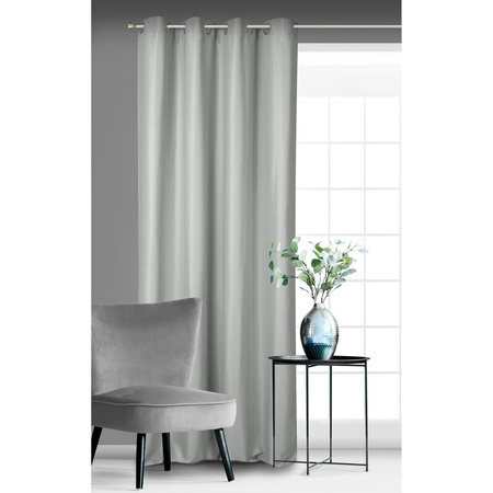 ZASŁONA GOTOWA AGGIE 140 X 250 CM CIEMNOBEŻOWY