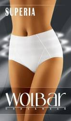 Wol-Bar Superia biały L Majtki figi modelujące