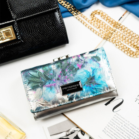 Portfel damski skóra naturalna skórzany Peterson