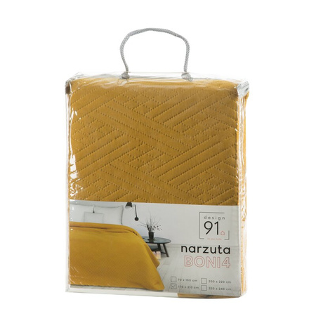 NARZUTA D91 BONI 4 170 X 210 CM MUSZTARDOWY