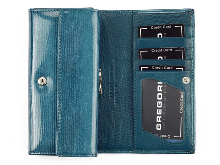 Portfel damski skórzany skóra naturalna Gregorio 