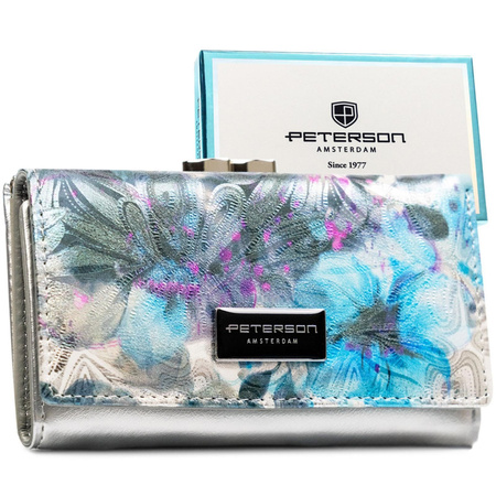 Portfel damski skóra naturalna skórzany Peterson