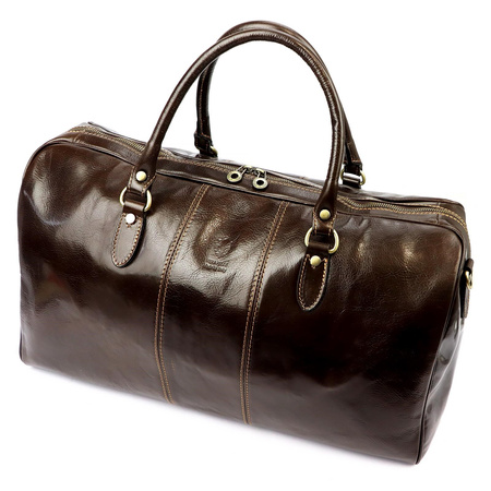 Torba podróżna skórzana skóra naturalna Gregorio 