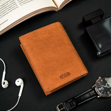 Portfel męski skórzany skóra naturalna  Peterson