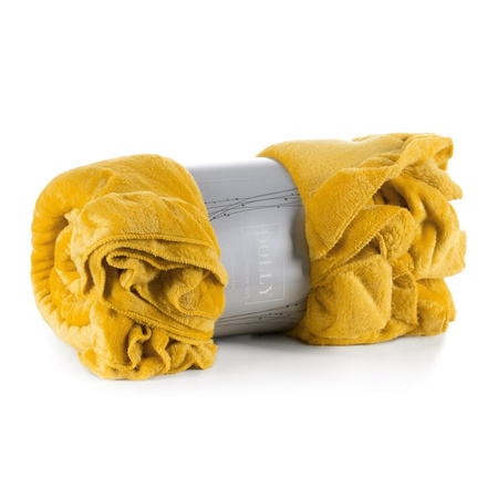 KOC DOLLY 150 X 200 CM MUSZTARDOWY