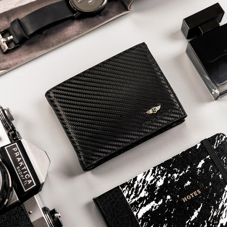 Portfel męski skórzany skóra naturalna Peterson