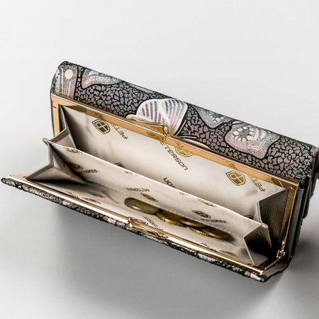 Portfel damski skórzany skóra naturalna  Peterson