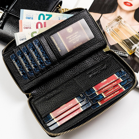 Portfel damski skórzany skóra naturalna  Peterson