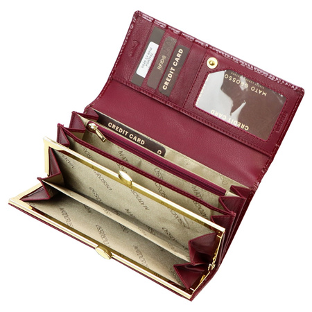 Portfel damski skórzany skóra naturalna Mato Grosso 