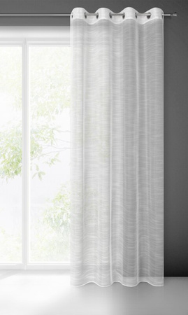 FIRANA GOTOWA RACHEL 140 X 250 CM BIAŁY