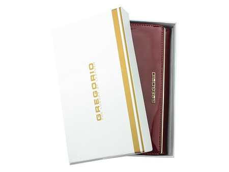 Portfel damski skórzany skóra naturalna Gregorio 