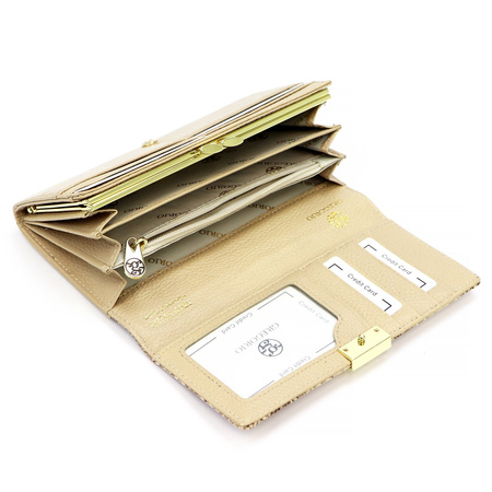 Portfel damski skórzany skóra naturalna Gregorio