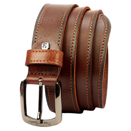 Pasek męski skórzany skóra naturalna Pierre Cardin 