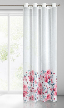 ZASŁONA GOTOWA CARLA 140 X 250 CM BIAŁY