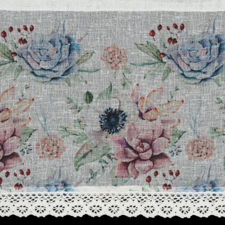 FIRANA GOTOWA DORA 150 X 30 CM BIAŁY