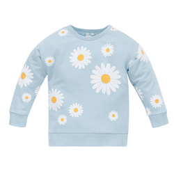 Bluza DL DAISY niebieski,stokrotki 92