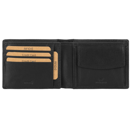 Portfel męski skórzany skóra naturalna El Forrest 