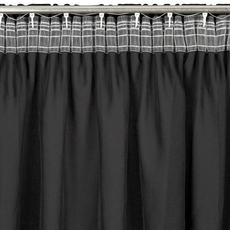 FIRANA GOTOWA DANI 1 NA TAŚMIE 140 X 270 CM CZARNY