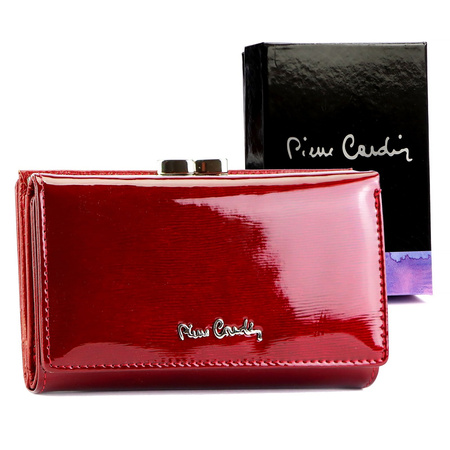 Portfel damski skórzany skóra naturalna Pierre Cardin