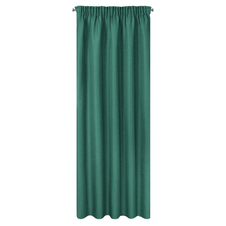 ZASŁONA GOTOWA STYLE NA TAŚMIE 140 X 270 CM ZIELONY