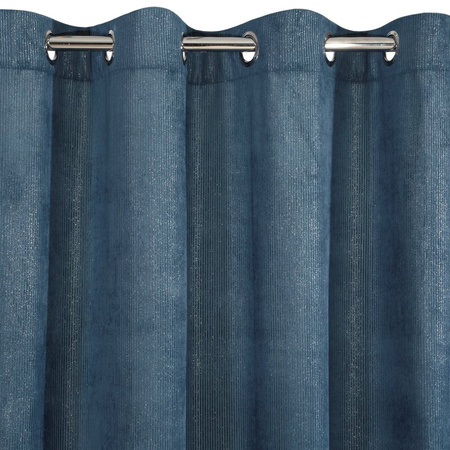 ZASŁONA GOTOWA IBBIE 140X250 CM GRANATOWY