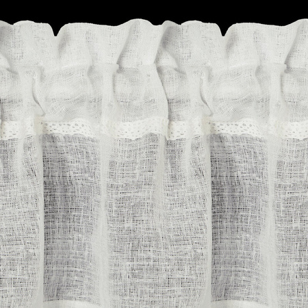 FIRANA GOTOWA DORIS NA TAŚMIE 150 X 60 CM KREMOWY