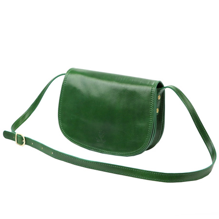 Florence torebka listonoszka skóra naturalna zielony