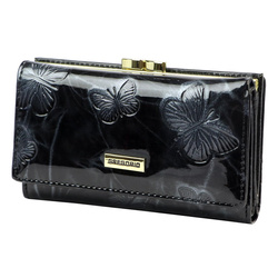 Portfel damski skóra naturalna skórzany Gregorio